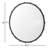 Weston Metal Round Mirror-660838110-660838111