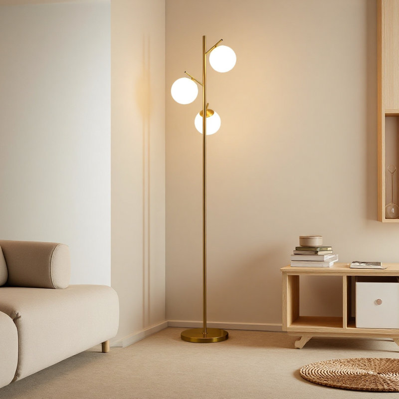 Lampe sur pied à 3 lumières Tree