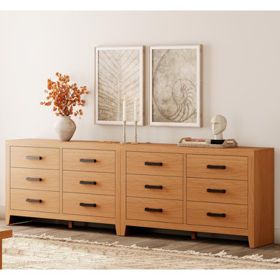 106'' W Rustic Tv Stand With 12 Drawers, Fits Tvs Up To 120''