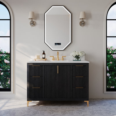 Turlington Oak Single Bathroom Vanity