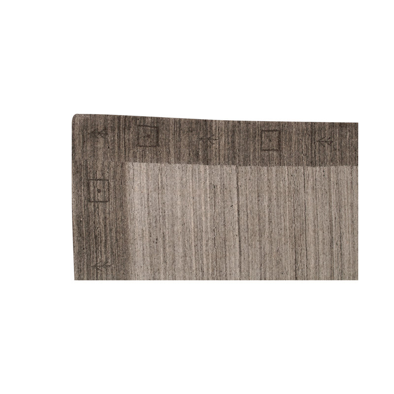 Tapis gris / brun noué à la main de haute qualité