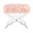 Giselle Faux Fur Acrylic X-Leg Bench-27327237