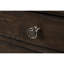 Commode antique brun avec tiroirs en cèdre