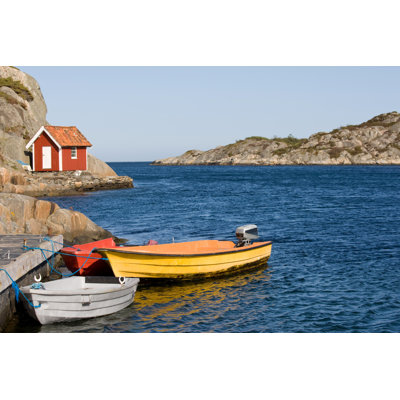 Tools House And Boats by Uniseller - Wrapped Canvas Print