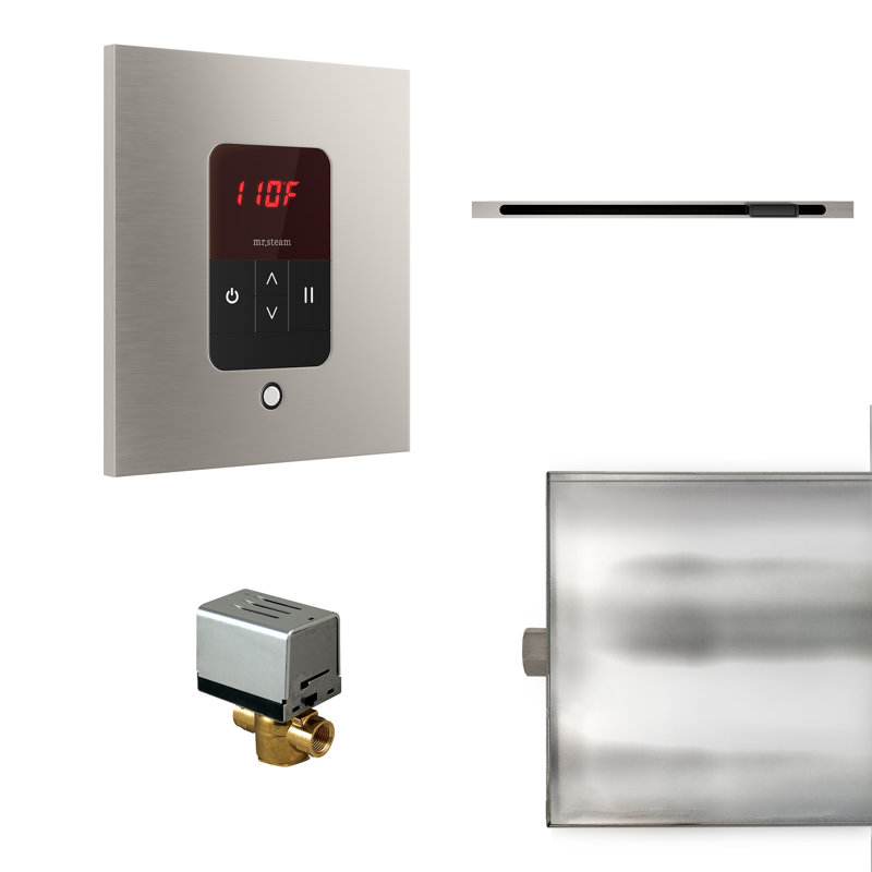 Contrôle de base du générateur de vapeur linéaire Butler, Nickel brossé