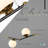 Chianti 43-in Height Adjustable ETL Certified Integrated LED Linear Chandelier with 2 Glass Shades
