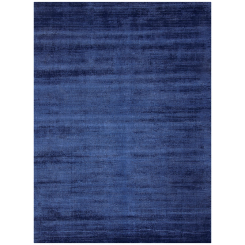 Area Rug in Navy, Rectangle 6' x 9'