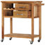 Aristia Solid Wood Kitchen Cart