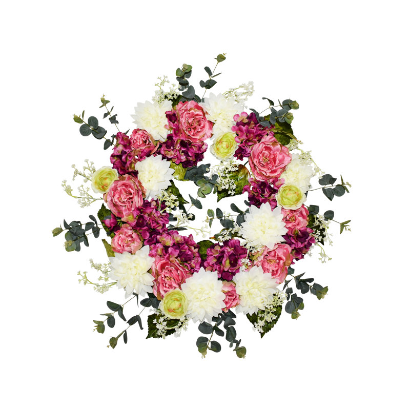 Couronne de dahlia 30 po grande pivoine
