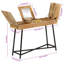 Kempas Dressing Table with Mirror