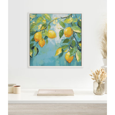 Art mural sur toile décoratif arbre fruitier