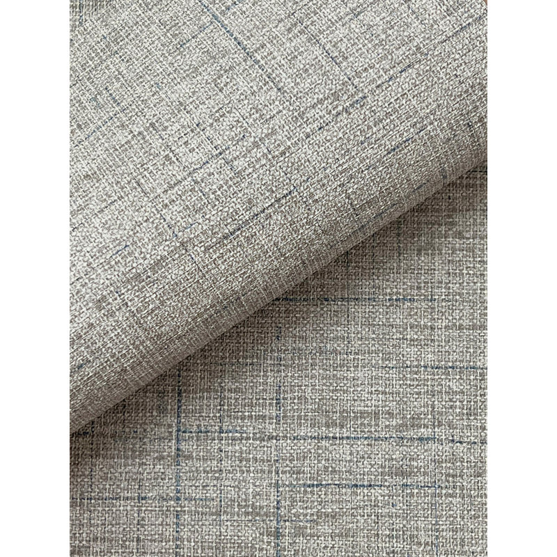 Papier peint imitation tissu Leon Olive, Olive