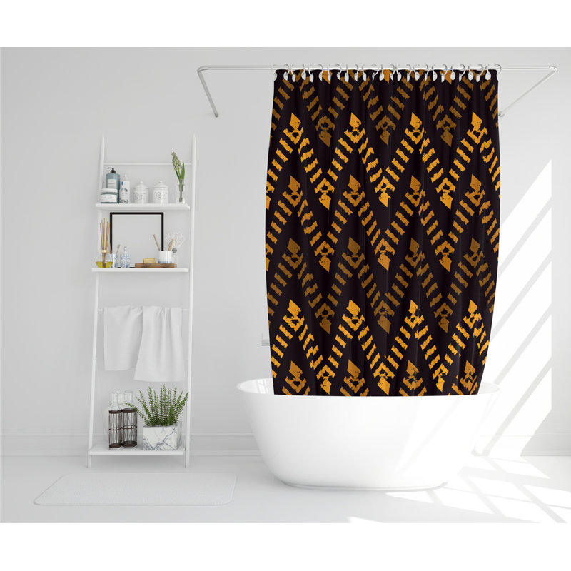 Bullrush Polyester Shower Curtain Set