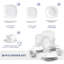 Service de table en porcelaine 30 pièces Lorran, service pour 6