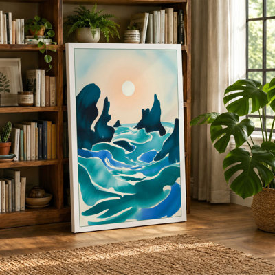 Serenity Coastal - Wrapped Canvas