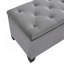 OTTOMAN GRIS DE RANGEMENT LY OTTOMAN SEULEMENT)