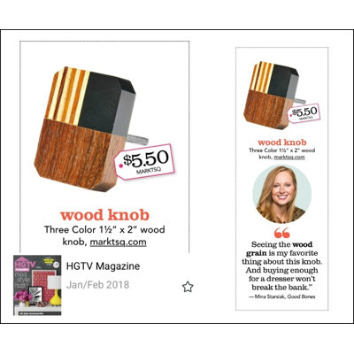 Oversized Rectangle Knob