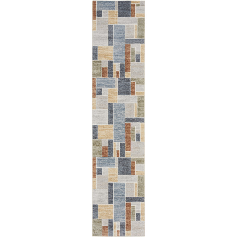 Arthur-Jack Geometric Indoor Rug, Runner 2' x 6'