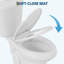 Toilette allongée deux pièces 21 po ADA Comfort Comfort
