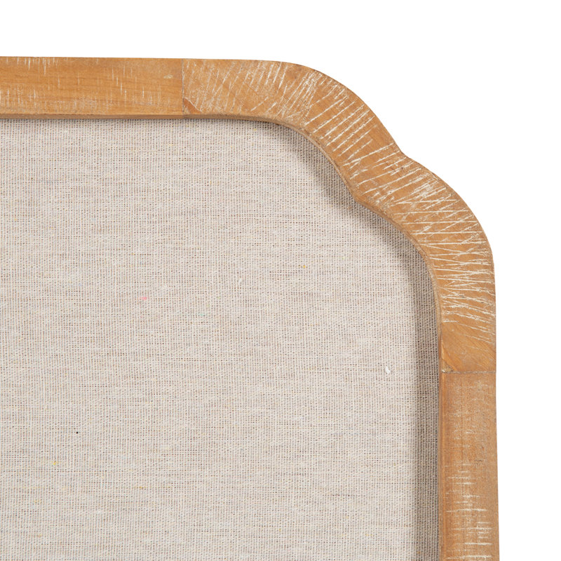Tableau d'affichage mural en bois festonné pour utilisation comme tableau de vision
