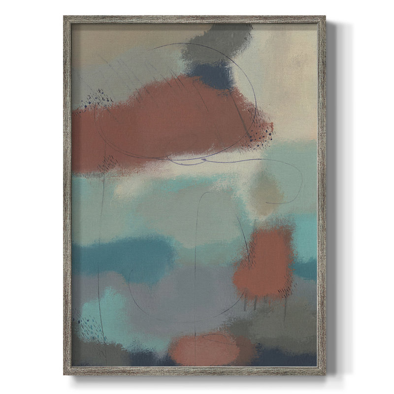 «Floating By II», reproduction encadrée - bois massif, H 11 po x l 9 po
