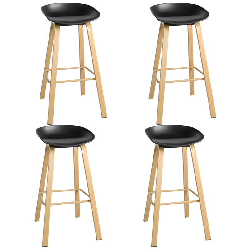 Tabouret de bar industriel, chaises de salle à manger modernes, convient pour la cuisine et le salon SH-C, Noir