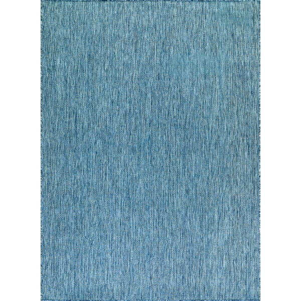 Wade Logan® Waikiki Aqua Blue Indoor / Outdoor Rug & Reviews | Wayfair