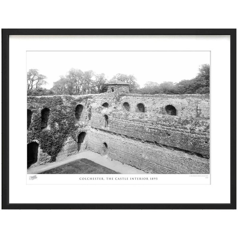 Colchester, The Castle Interior 1895 by Francis Frith - Single Picture Frame Print, 60cm H x 80cm W x 2.3cm D