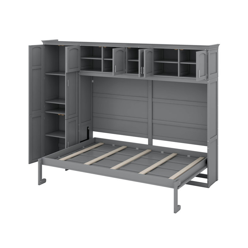 Queen Size Murphy Bed With Cabinets