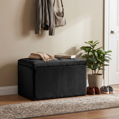 Hamman Upholstered Velvet Storage Standard