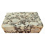 Genuine Marble Block Coffee Table, Matte - Calacatta Viola Marble