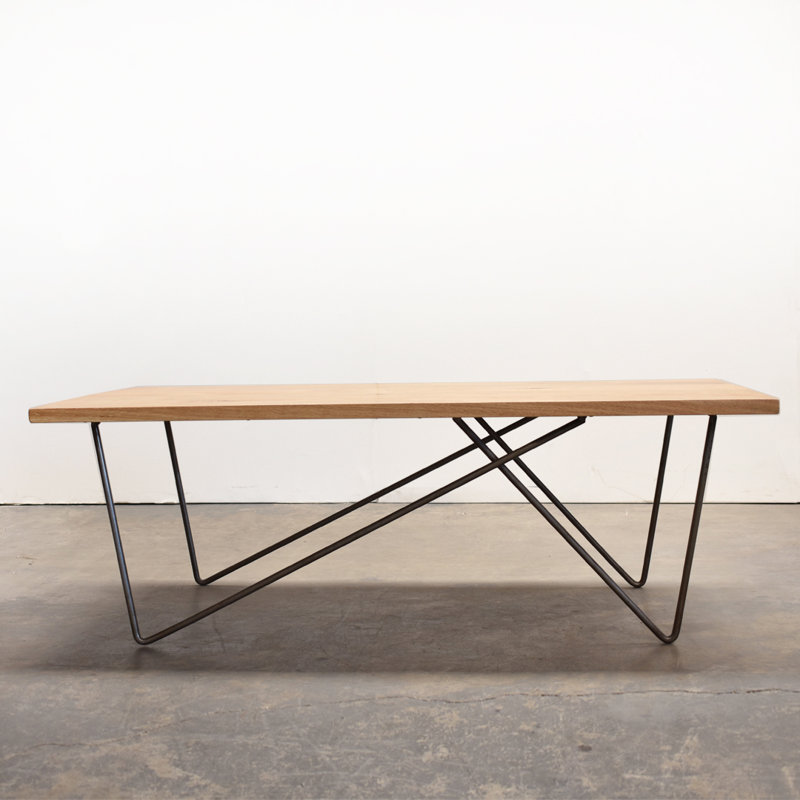 Solid Wood Top Coffee Table