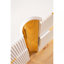 Revêtement doré à motif de très grand lit 5 pièces en bois blanc