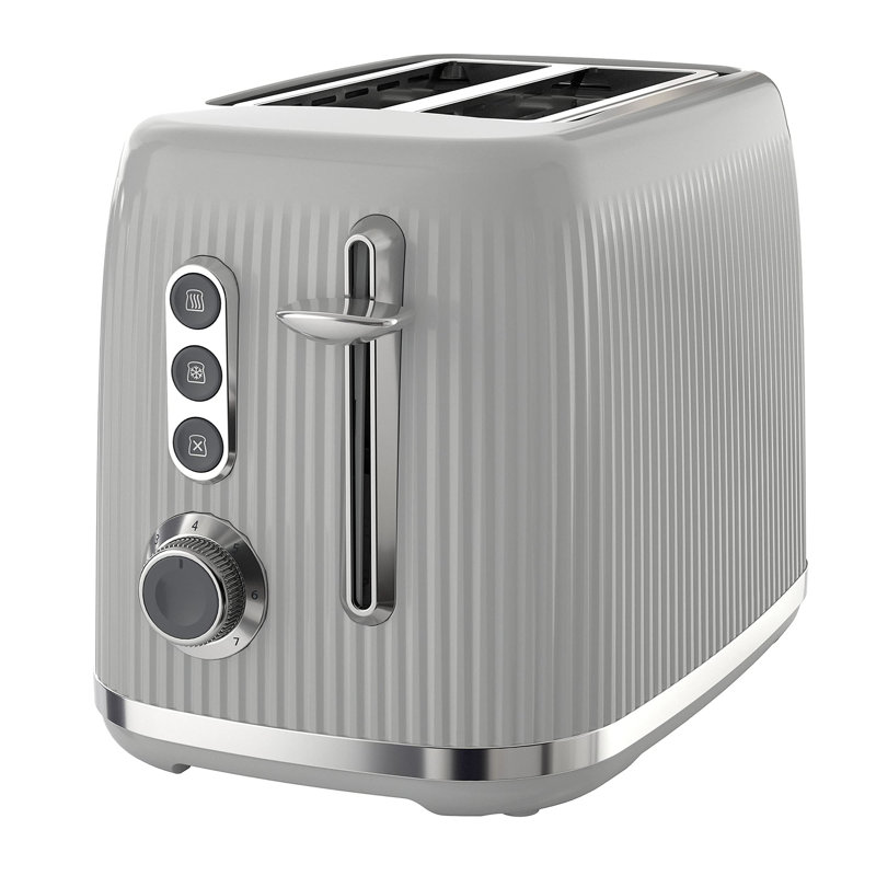 2 Slice Toaster, Grey