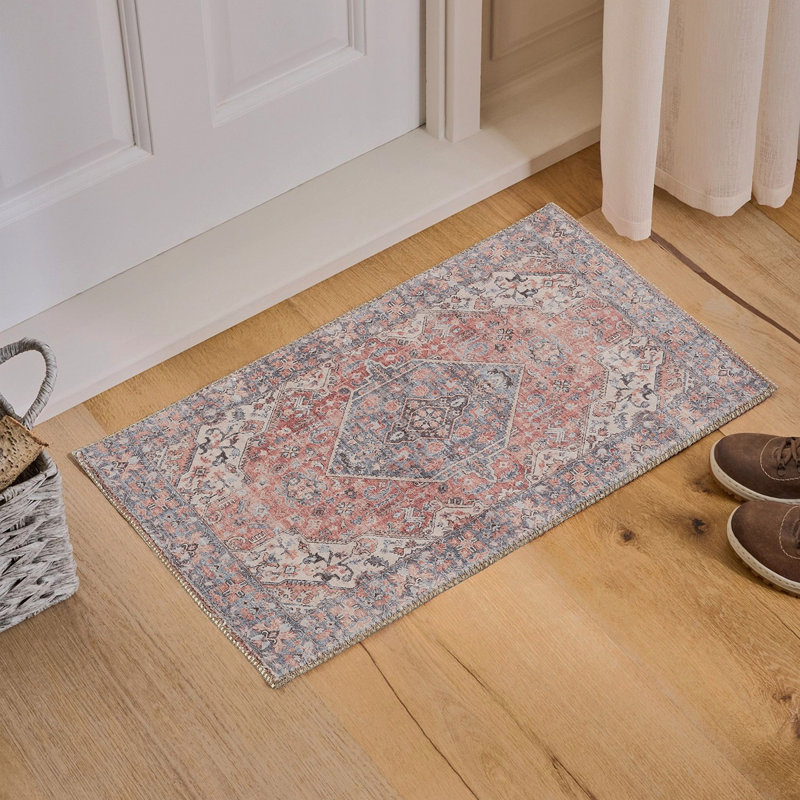 Majestic GC_RYL1009 Rose 2 Ft. X 3 Ft. Area Rug, Rectangle 2' x 3'