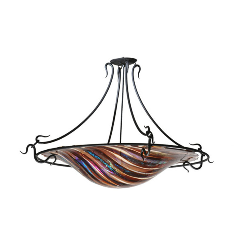 Luminaire suspendu bol 3 lumières Danzel