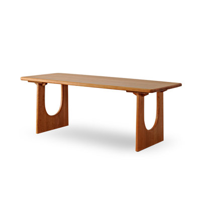 Cherry Rectangular Solid wood Butterfly Leaf Dining Table