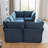 Hepworth 6 - Piece Corduroy Sectional Sofa-109010687