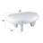 White High Gloss End Table