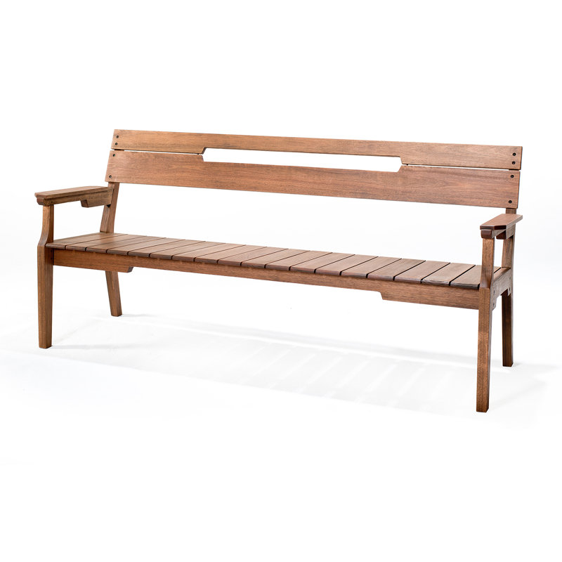 Banc de jardin en bois Marvine