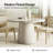 Watterson Modern 49"W Concrete Top Dining Table-1258261535