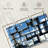 Abstract Square Mirrors On Canvas 3 Pieces Set-367753586