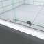 Porte de douche coulissante à cadre pivotant avec verre trempé-113582855
