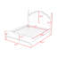 Base de lit plateforme en bois avec tête de lit-1488523094-1488523091