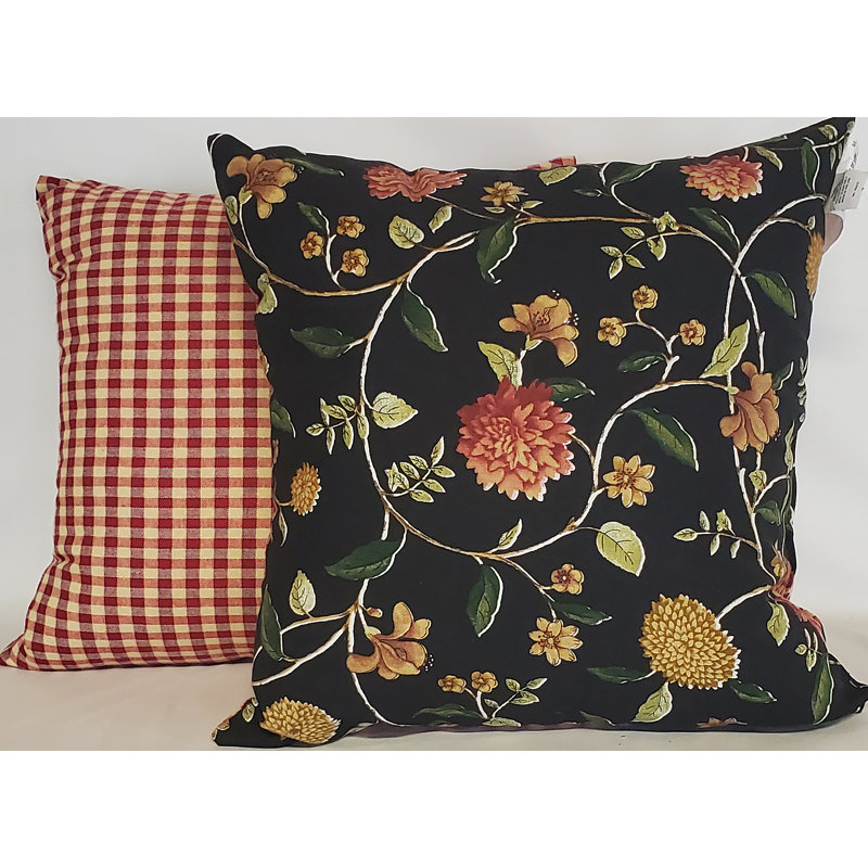Housse et insert de coussin carré en coton Nightfall