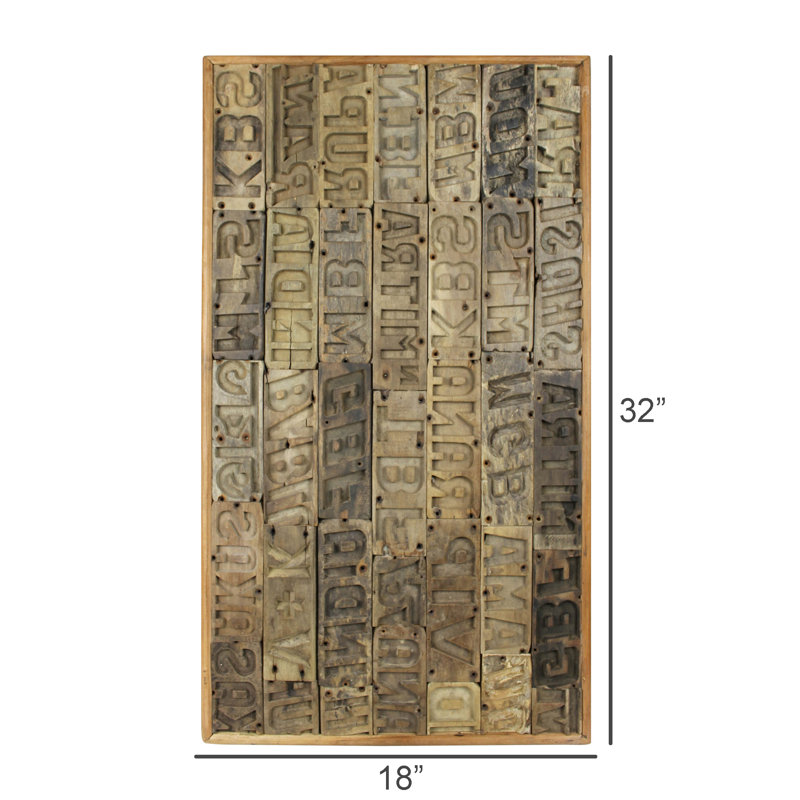Wood Letter Wall Art