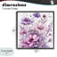 Giclée encadrée de fleurs mauves et rosées, design par Kim Allen-1150548515-1150548508
