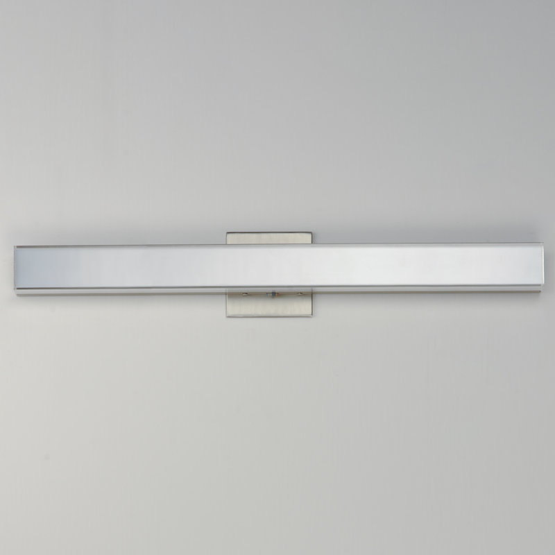 Dimmable LED Bath Bar, Satin Nickel