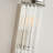 Sharima Ribbed Glass Rod Cylindrical Wall Light, 2 Heads Wall Lamp Wall Sconce-1159830131