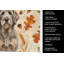Serviette de cuisine griottée et brun clair Otterhound Heirloom-2083472784